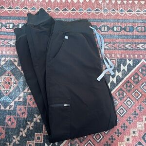 Small tall figs high waisted Zamora jogger scrubs pants